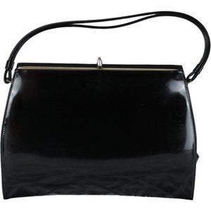 Vintage Theodor California Top Handle Bag Metal Frame Purse Faux Leather PU74